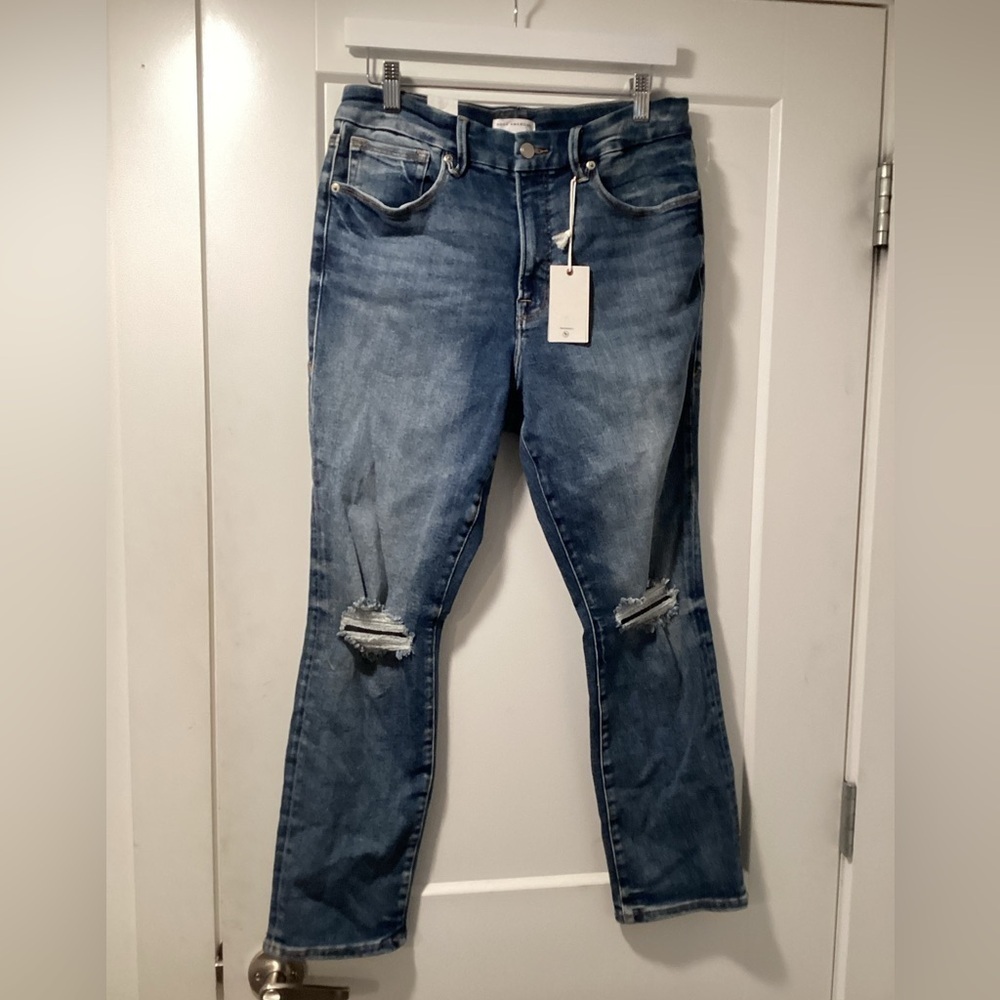 NWT Good American Size 12/31 Good Legs Stovepipe Jeans‎ - Picture 2 of 7